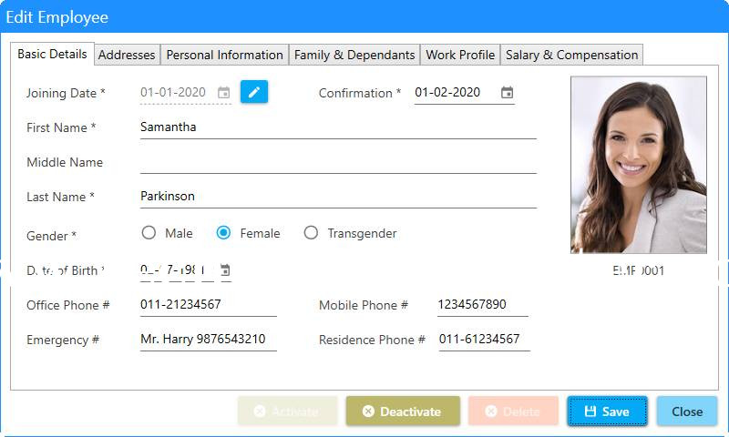 Runtime Payroll Screenshots